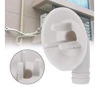 Fabater Buse de Drainage de Climatisation, 1 Pouce, PP, Blanc | Connecteur de tuyau d\'eau AC, diamètre intérieur de 26 mm, Anti-âge, résistant à la Corrosion, pour unité extérieure