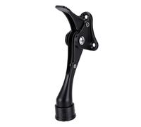 Fabater Butoir de Porte à Pied, 13,7 Cm à Touche Unique pour Bas de Porte, Arrêt de Robuste, Hauteur Réglable et Embout en Caoutchouc, Protection Murale pour Portes Larges (BLACK)