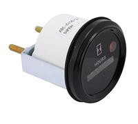 Fabater Compteur Horaire Rond 12-36 V DC AC Testeur de Jauge Horaire à Quartz à 6 Chiffres pour Compteur de Moteur de Camion de Voiture de Bateau avec Conception étanche