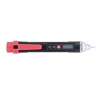 Fabater Détecteur de Tension Numérique sans Contact AC 12-1000 V Stylo de Test avec écran LCD, Outil de Mesure de Courant électrique à sensibilité Réglable avec Lampe de Poche, Arrêt Automatique de