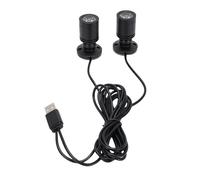 Fabater Double Tête Small Showcase LED -LED -spotlight pour Bijoux Bricolage Artisanat Alliage en Aluminium, Bonnes Performances, éclairage Léger, Facile à Installer, Applicable pour un éclairage à
