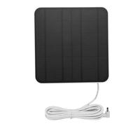 Fabater Ensemble de Panneaux Solaires 12W pour Projecteur Annulaire Cam Plus Pro, Chargeur Solaire à Charge Efficace avec étanchéité IP65 pour une Utilisation en Extérieur, 2 Pièces