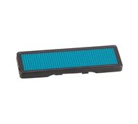 Fabater Étiquette de Message Défilant pour Badge Nominatif LED, Affichage de Signe Chinois Programmable à 4 Caractères - Stockez 550 Caractères Chinois ou 750 Anglais, Matrice de Points 11x44, (BLUE)