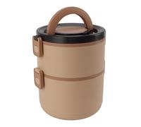Fabater Gamelle Isotherme en Acier Inoxydable 304, étanche (Double Layer | Conception multicouche spacieuse, poignée pour les voyages, les aliments chauds gardent au chaud, le camping à l\'école au
