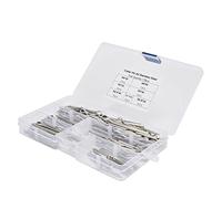 Fabater Goupille Fendue, Acier Inoxydable 304 Antirouille, Assortiment de 6