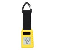 Fabater Hygromètre Thermomètre Portable à énergie Solaire, 2 en 1 | Mini Thermomètre Portable, Hygromètre Numérique, Humidimètre, Double Alimentation, Autonomie de 2 Ans