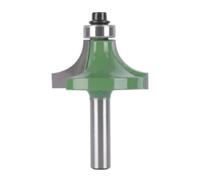 Fabater Jeu de 4 Mèches de Toupie Rondes, Tige de 8mm, 4 Tailles | Mèches de Routeur D'arrondi D'angle, 4 Tailles Courantes 19,05-38,1 Mm, Lame en Carbure avec Guide de Roulement à Billes