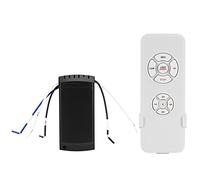Fabater Kit de Télécommande de Lampe de Ventilateur de Plafond sans Fil 220V avec Récepteur, Interrupteur de Synchronisation Intelligent RF433 pour Ventilateurs à 3 Vitesses, Contrôle Domestique