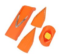 Fabater mandoline à Lame en V, Légumes Manuel avec Lame en Acier Inoxydable, Protège-main et 3 Lames, Outil de Cuisine Durable à Grand Cadre pour Fruits et Légumes