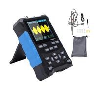 Fabater Oscilloscope Portable, Bande Passante de 120 MHz, Générateur DDS D'oscilloscope Numérique 2 en 1, Taux D'échantillonnage de 500 MS/s, écran Couleur de 2,4 Pouces