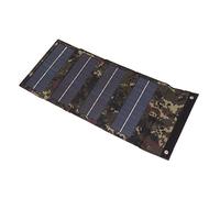 Fabater Panneau Solaire Pliable 12 W, Chargeur Solaire Pliable 12 W avec Panneau en Silicium Monocristallin et Port USB Unique pour Camping en Plein Air, Randonnée, Alimentation de Secours