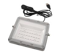 Fabater Projecteur LED UV Résistant à l'eau, Lumière Noire, IP66, 395nm, alimenté par USB, pour Fête Lumineuse, Décoration de Scène Extérieure