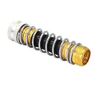 Fabater Raccord de Prolongation de Tuyau D'arrosage avec Ressort | Connecteur anti-courbure, construction en métal antirouille, fixation rapide du robinet, utilisation pour l\'irrigation en
