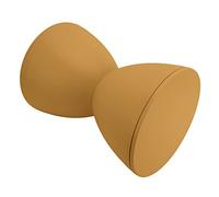 Fabater Tabouret en Forme de Sablier en Plastique pour Salle de Bain, Table d'appoint Ronde Nordique Moderne, Tabouret à Langer Durable et étanche, Mobilier de Maison Polyvalent pour Cabine (Curcuma)