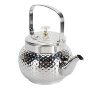 Fabater Théière en Acier Inoxydable avec Filtre Amovible - Bouilloire à thé en Métal de Grande capacité de 40 Oz pour le Brassage, Cafetière de Service à café sans Danger sur la Cuisinière pour la