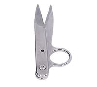 Fabater V Shaped Cross Stitch Thread Scissors Stainless Steel | Outil de coupe de précision, poignée ergonomique, broderie, tailleur amateur, construction en métal durable, tissu.