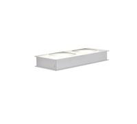 Fabbian Quarter Parete 23.5x10 cm Wandleuchte, blanc