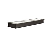 Fabbian Quarter Parete 33.5x10 cm Wandleuchte, noir