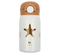 Fabelab Gourde Enfant 320 ml | Motif Étoile de Mer | Acier Inox Sans BPA | École Anti-Fuite | Bouteille d'Eau
