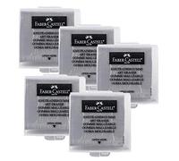 Faber-Castell 10003496 Gomme Mie de Pain Gris (5x Gris)