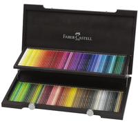 Faber-Castell 110013 Crayon de couleur Polychromos coffret bois de 120 pièces Wenge