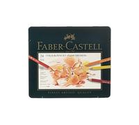Faber-castell 110024 crayon de couleur polychromos boï¿½te mï¿½tal de 24 piï¿½ces