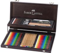 Crayons couleurs - Beaux-Arts - Faber-Castell - Coffret bois