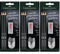 Faber-Castell 1111 Crayon graphite (Lot de 3)