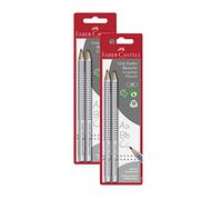 Faber-Castell 111992 Lot de 2 crayons Jumbo Grip HB (Lot de 2 crayons Jumbo, 2 packs)