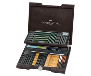 Faber-Castell 112971 coffret cadeau de stylos et crayons Crayon à la mine de graphite Etui en bois