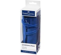 Faber-Castell 114652 - Roll-up de crayons Goldfaber Aqua, comprenant 27 crayons aquarellables, un pinceau aquarelle et un taille-crayon