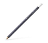 FABER-CASTELL 114701 - Crayon aquarellable Goldfarber, couleur blanche, crayon aquarellable à application douce