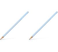 Faber-Castell 118251 - Crayon Graphite Sparkle Pearl - Sky Blue (Lot de 2)