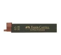 Faber-Castell Distributeur de mines fines 120500 – 12 mines 0,5 mm HB Noir
