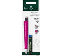 FABER-CASTELL 133398 - Porte-mine Poly Matic, 0,7 mm, sur carte blister, assortis