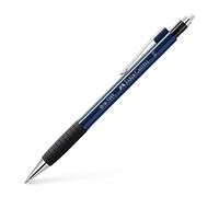 FABER-CASTELL 134551 - Porte-mine GRIP 1345 bleu marine, dureté B, épaisseur de mine 0,5 mm, avec gomme intégrée, 1 pièce