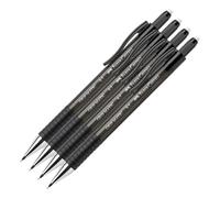 Faber-Castell 137799 - Porte-mine Grip Matic - Noir - 0,7 mm (Lot de 4)