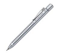 Faber-Castell 144111 Stylo bille Grip 2011, mine M (Argent)