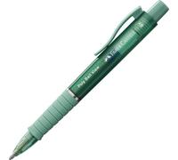 Faber-Castell Stylo à bille rétractable Poly Ball View – mine XB – vert