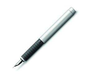 Faber-Castell 148522 Stylo Plume Basic En Métal Mat Ef (Argent) (Import Allemagne)