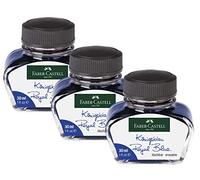 Faber-Castell 149839 Verre à encre effaçable (bleu roi, 3 x 30 ml)