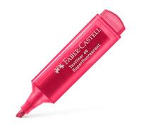 Surligneur faber-castell textliner tl1546 superfluorescent pointe feutre biseautee 3 largeurs