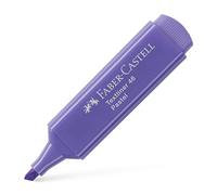 Faber-Castell Textliner 46 Surligneurs Pastel Lilas - Pointe Biseautée 1-5 mm - Lot de 10