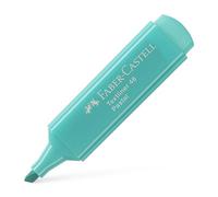 Faber-Castell Textliner 46 Surligneurs Pastel Turquoise - Pointe Biseautée 1-5 Mm - Lot De 10 Pcs