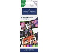FABER-CASTELL Marqueur Sketch GOLDFABER, étui de 6 Graphic