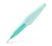 FABER-CASTELL 185107 - Pinceau à réservoir d'eau Moyen Turquoise, Pinceau Aquarelle avec réservoir d'eau intégré de 6 ML
