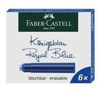 Faber-Castell 185506 recharge pour stylos Bleu 6 pièce(s) Bleu G
