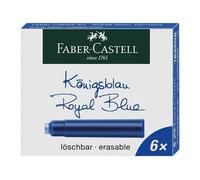 Faber-Castell 185506 Recharge Pour Stylos Bleu 6 Pièces
