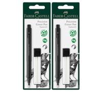 FABER-CASTELL 185610 - Precision Eraser Pen, avec recharges de gomme incluses, pour professionnels et artistes amateurs (Stylo-gomme (lot de 2))