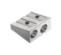 Faber-Castell Taille-crayon 2 trous métal 185710 argent